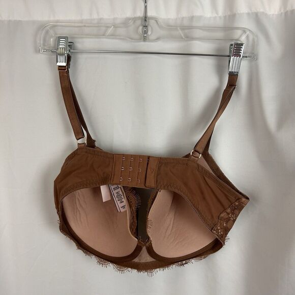 Lace Underwire Bra in Brown - Picture 2 of 8